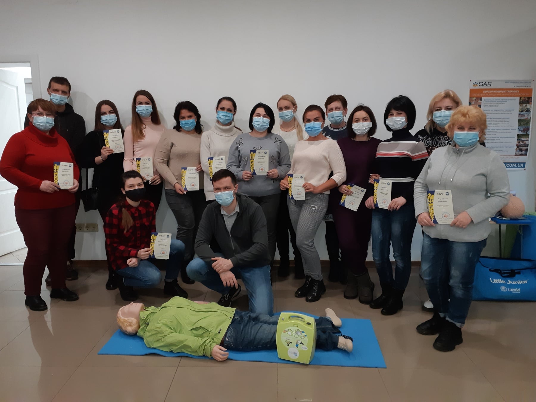 Фахівці Центру взяли участь у тренінгу «Розширені реанімаційні заходи»