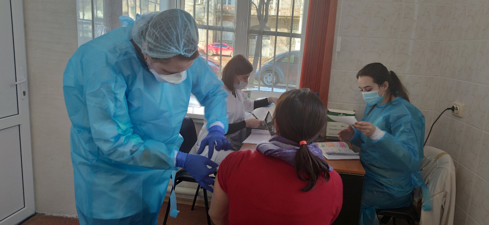 В Центрі відкрито стаціонарний пункт вакцинації від COVID-19